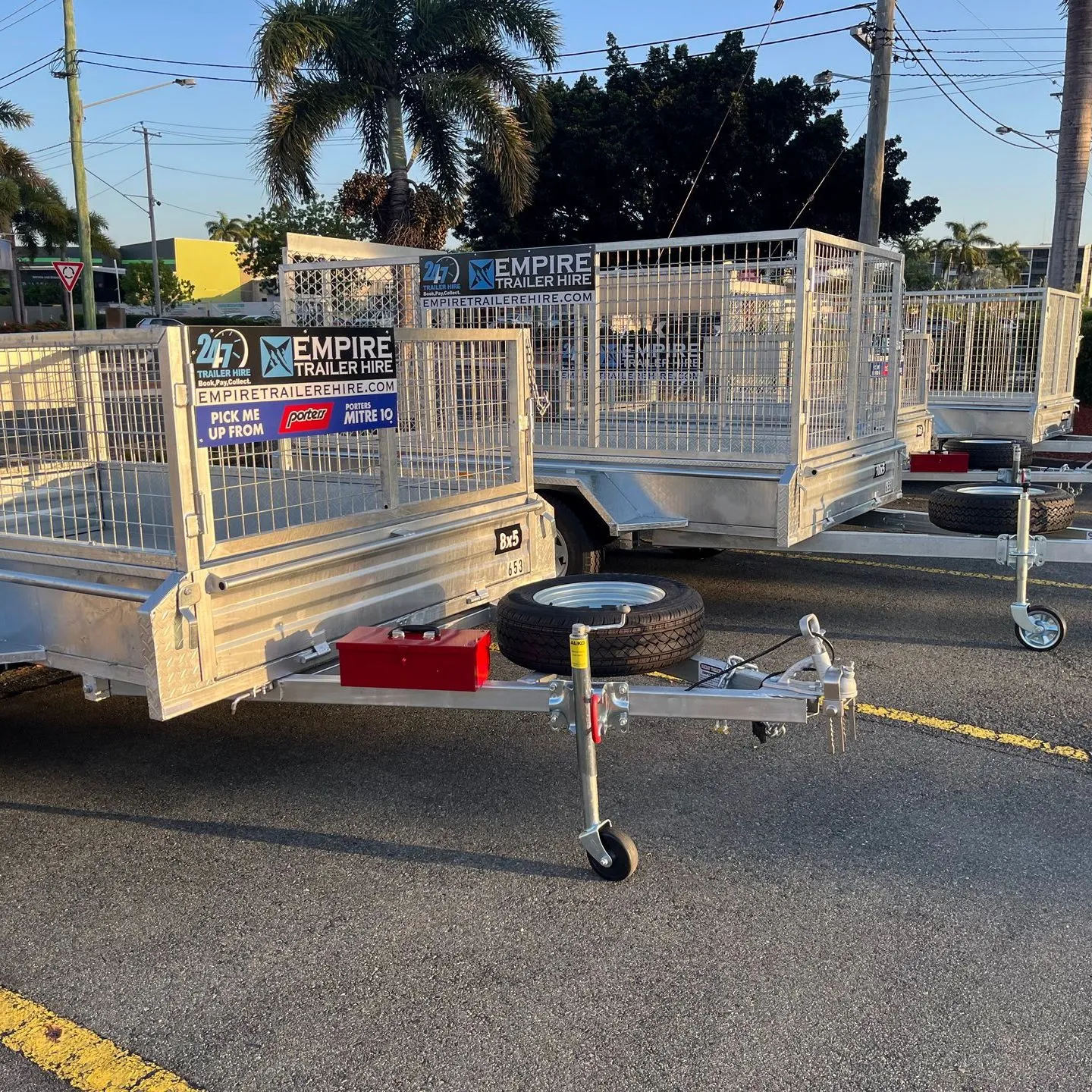 Equipment available for self-service hire